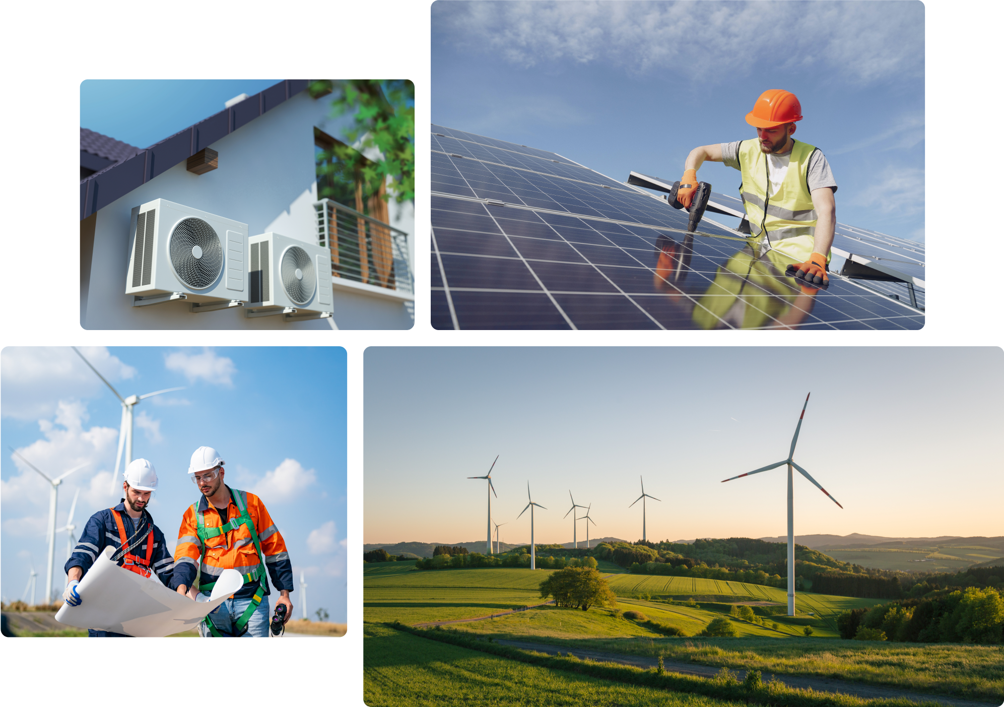 An image gallery of green energy sources